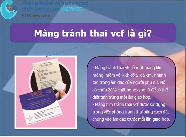 VCF là gì? Tìm hiểu về màng phim tránh thai VCF - Kiểm Tra Y Tế